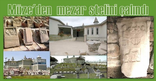 Bandırma Müzesinde mezar stelini kayboldu 