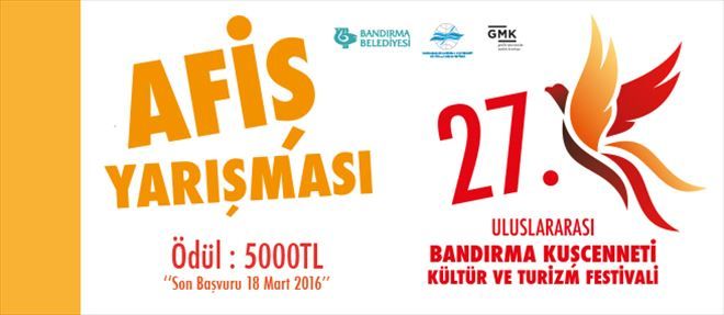 Bandırma Belediyesi´nden 27.Festival Afiş yarışması