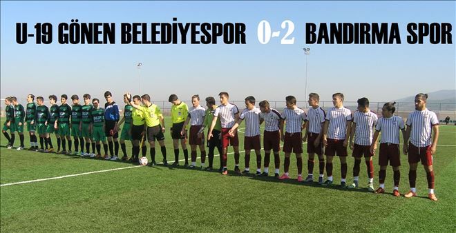 U-19 lig de yeni lider Bandırmaspor