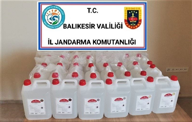Marmara’da 150 litre kaçak etil alkol