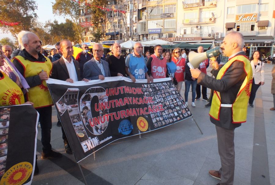 10 Ekim Ankara Garı Katliamı anıldı.