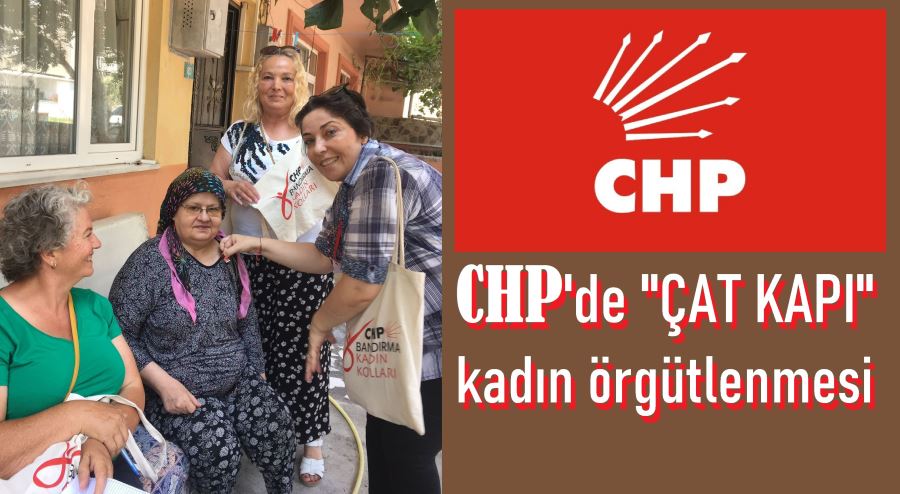 CHP kadın kolları sahada