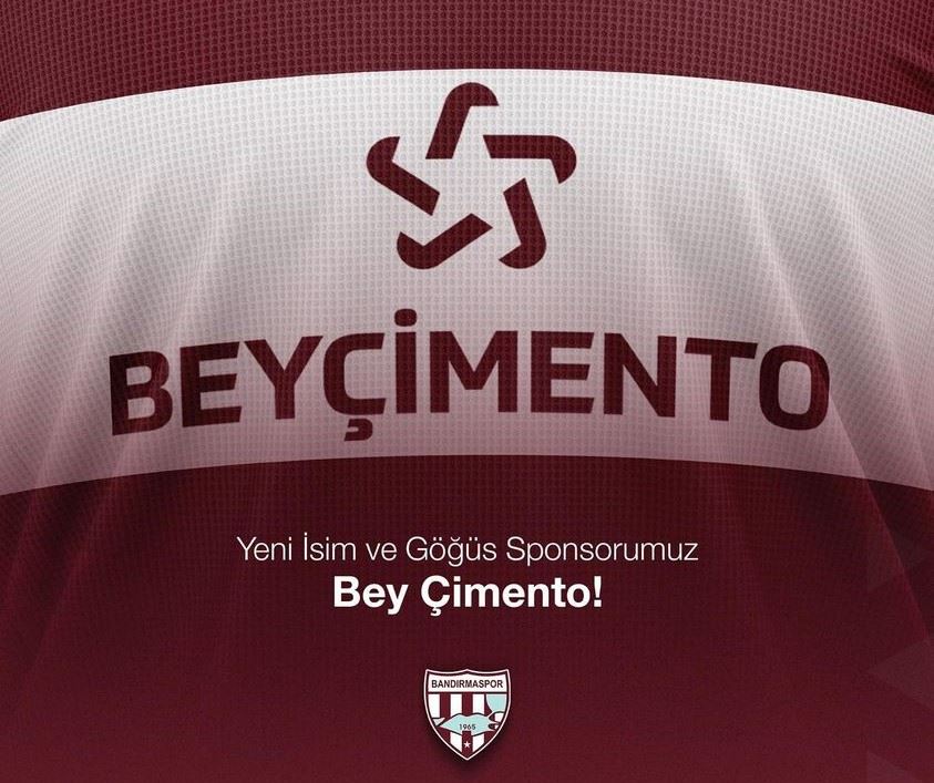 Bandırmapor’un sponsoru “Bey Çimento”