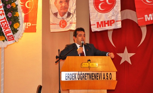 Erdek MHP ilçe teşkilatı olağan kongresi yapıldı.