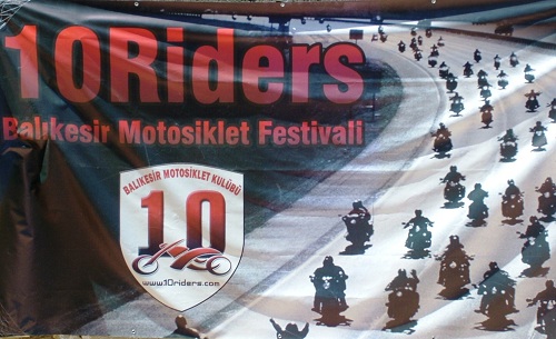 Erdek 3.Balıkesir 10 Riders Motor festivali başladı
