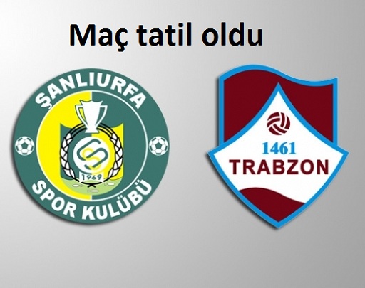 Şanlıurfaspor - 1461 Trabzon maçında olay