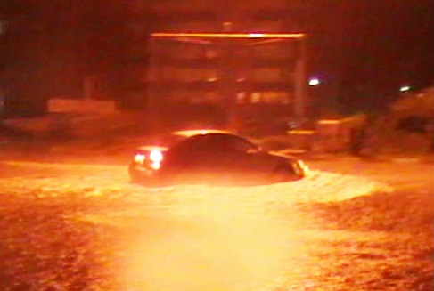 Edremit`te aşırı yağış 