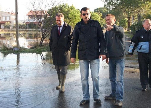  Altınova`ya sel önlemi