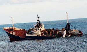 Türk gemisi Piri Reis battı...