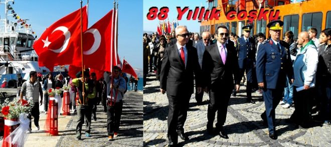 Atatürk`ün Bandırma`ya gelişi