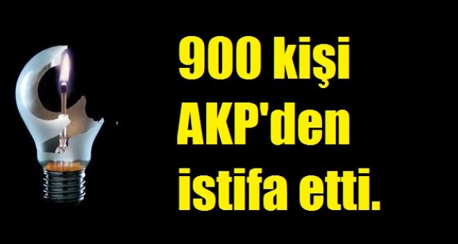 AKP de istifa krizi