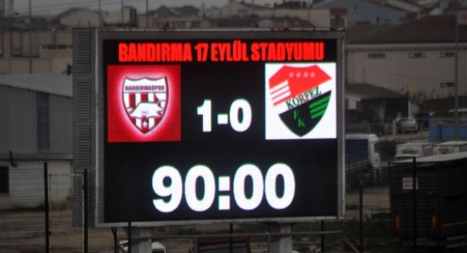 Bandırmaspor  1-0  Körfez Futbol Kulübü
