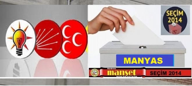 Manyas`ta, Başkanlık CHP, Meclis AKP oldu.