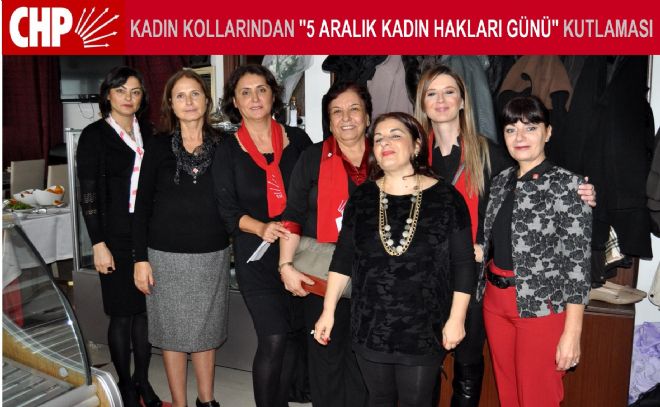 CHP, Kadın Komisyonundan 5 Aralık kutlaması