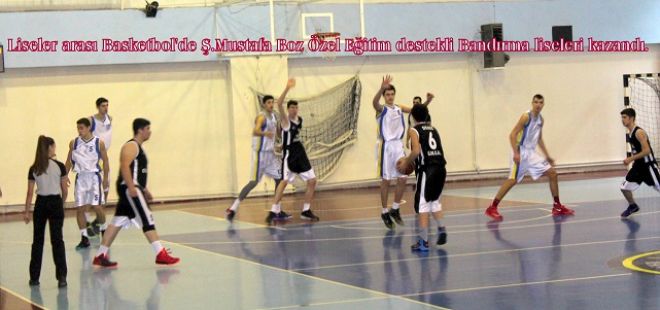 Ş. Mustafa Boz Özel Eğitimden Basketbol desteği
