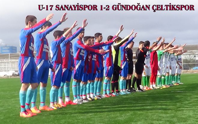 U-17 Sanayispor 1-2 Gündoğan Çeltikspor