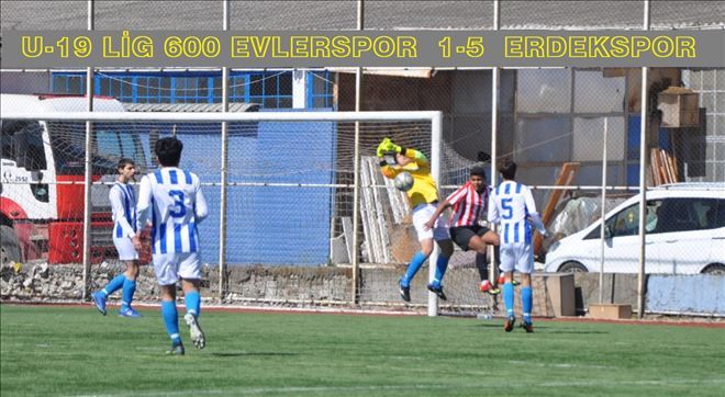 U-19 lig´de Erdek beş yıldız
