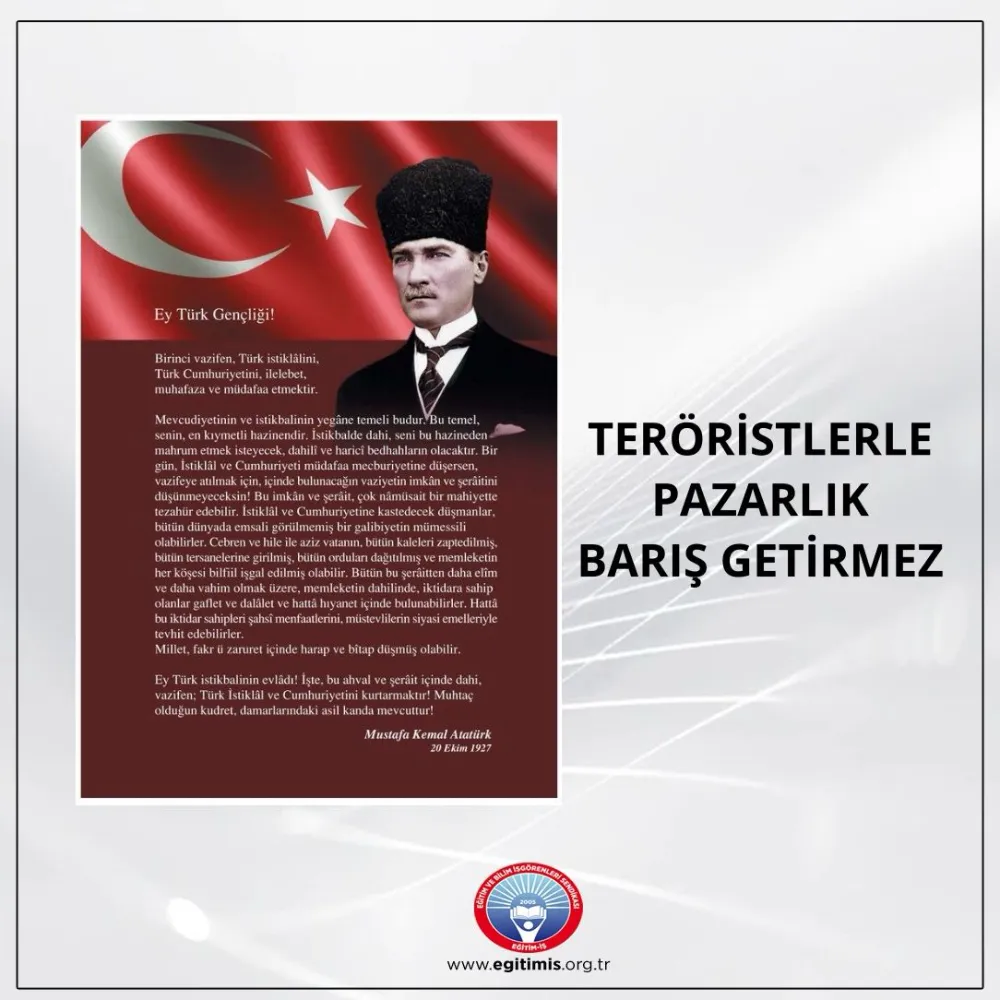 Bandırma Eğitim İş Temsilciliğinden Gündeme dair Basın Açıklaması