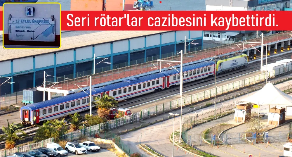 Bandırma-İzmir Tren hattı cazibesini kaybetti.