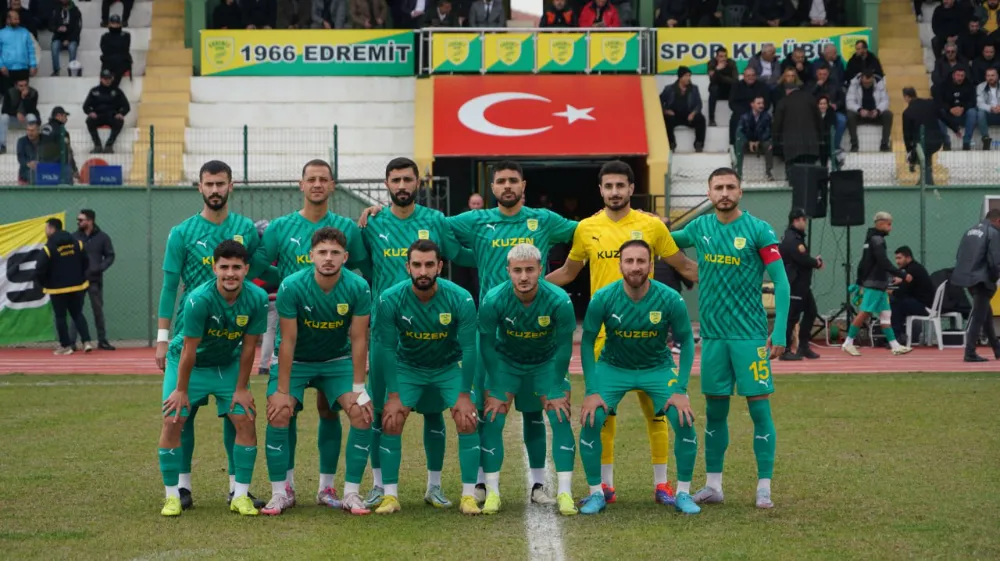 EDREMİTSPOR LİDERİ EVİNDE 1-0 MAĞLUP ETTİ