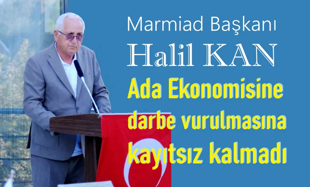 Marmiad Başkanı Halil Kan İddialara yanıt verdi.