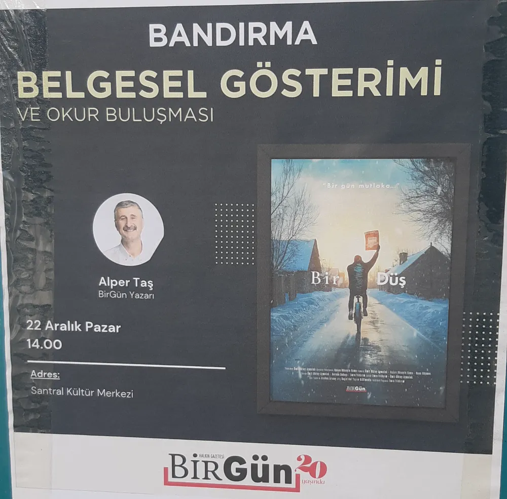 Bandırma’da “Bir Düş” belgeseli gösterilecek