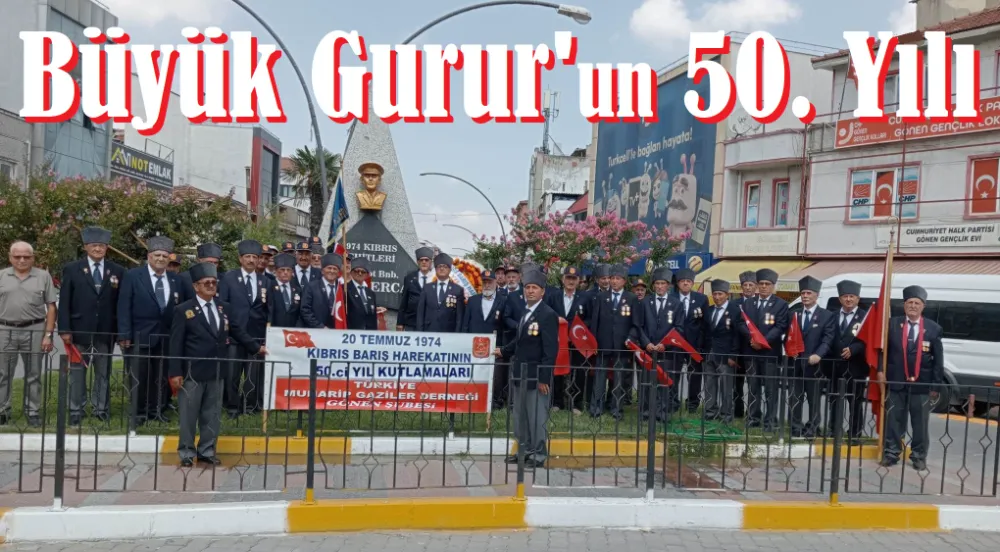 Kıbrıs Gazileri 50 yıl öncesinin gururunu yaşadı