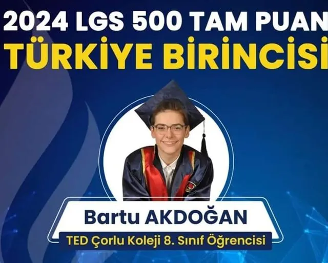 Manyaslı öğrenci LGS birincisi