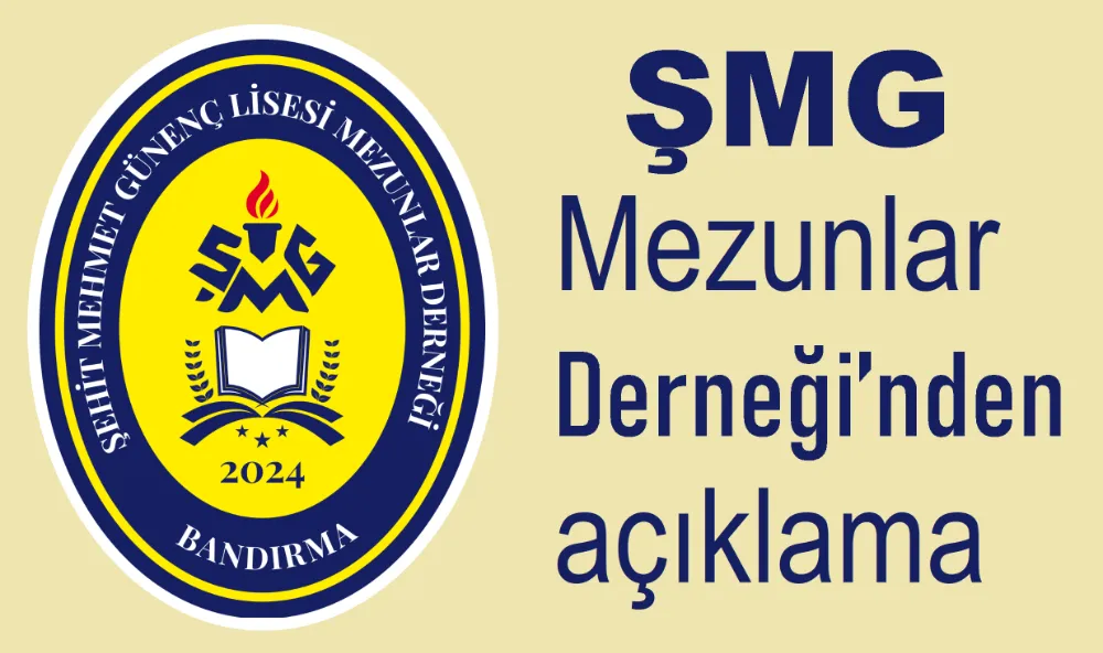 ŞMG Mezunlar Derneği’nden açıklama