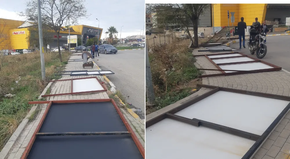 Görsel kirlilik yaratan tabelalar kaldırılıyor