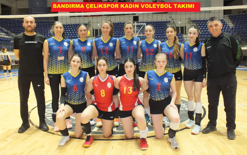 Çelikspor kadın voleybolcuları parkeye çıkıyor