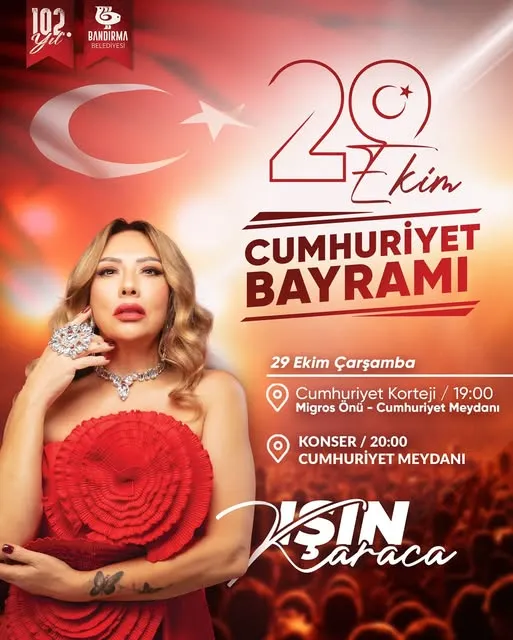 Cumhuriyet konseri Işın Karaca’dan