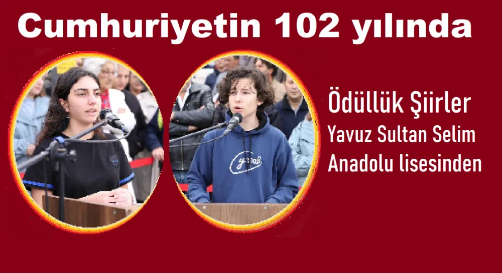 En güzel şiirler Yavuz Sultan Selim Anadolu lisesinden çıktı.