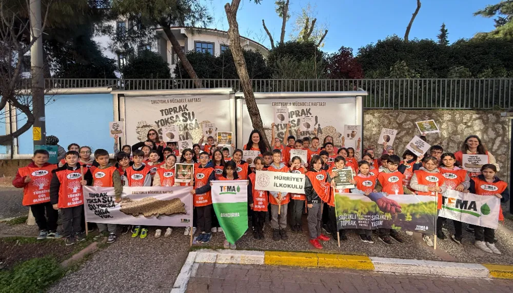 TEMA’dan minik öğrencilerine çevre desteği