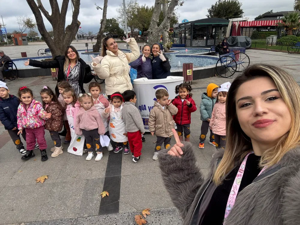 Anaokulu öğrencilerinden “Kızılay Haftası” etkinliği