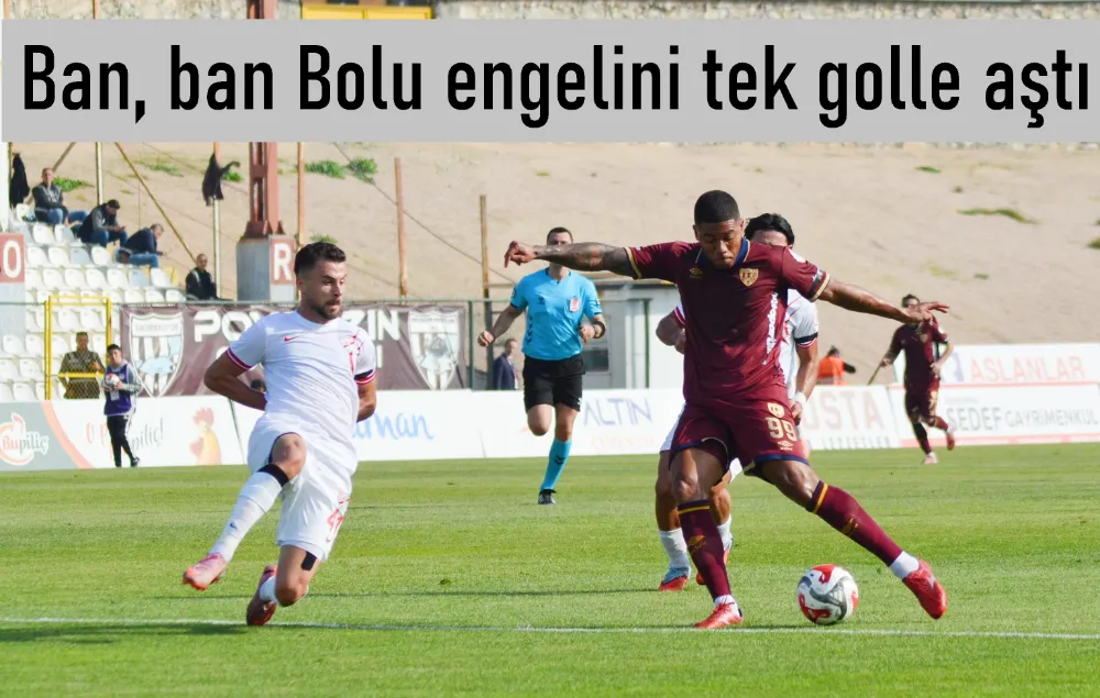Bandırmaspor, Boluspor’u tek golle geçti: 1-0