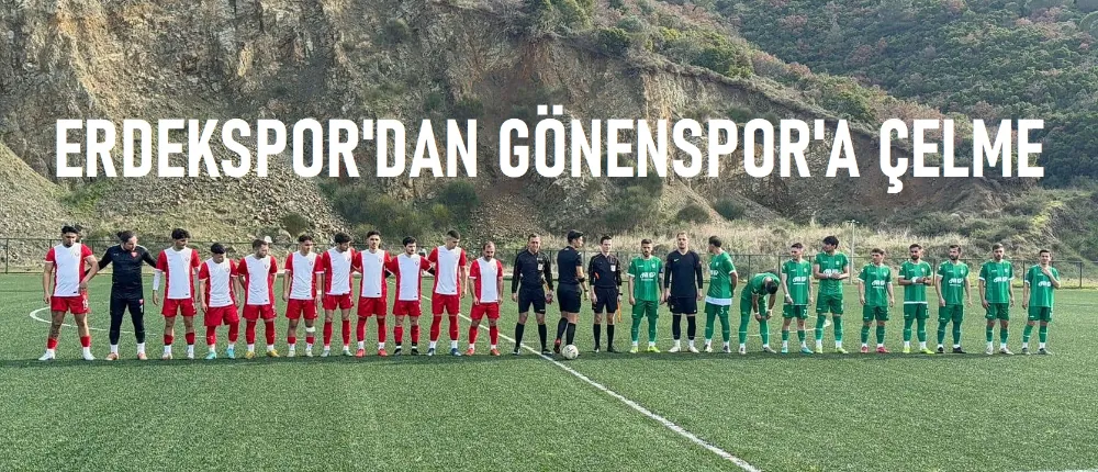 Erdekspor-Gönen Belediye yenişemedi.