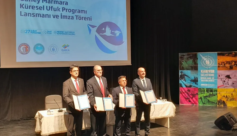 Güney Marmara Küresel Ufuk Programı Lansmanı ve Protokol İmza Töreni Gerçekleştirildi.
