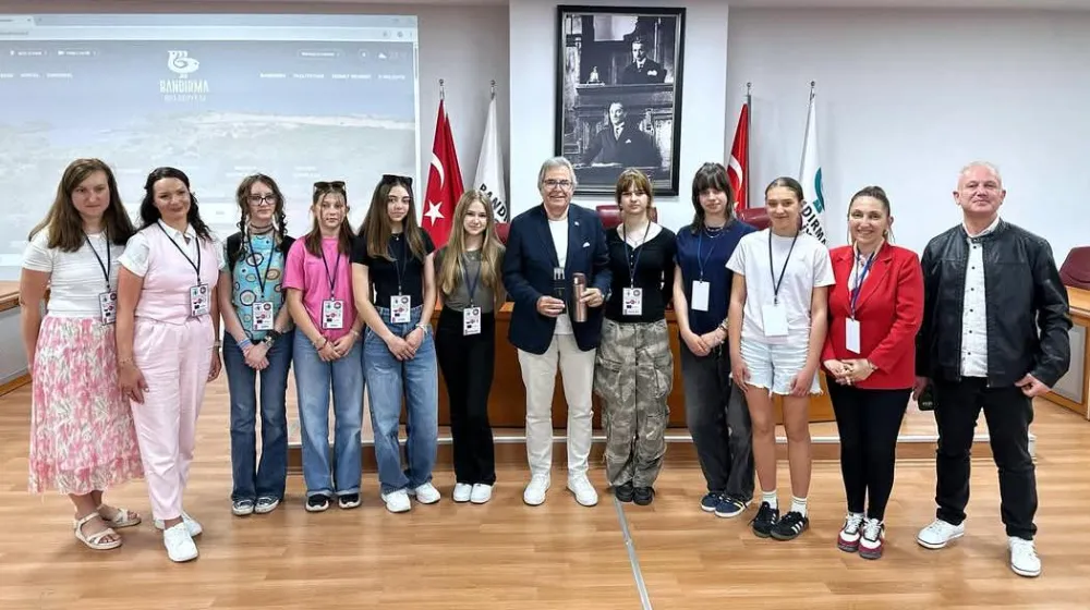 BAŞKAN MİRZA, ERASMUS IMAGİNARİUM PROJESİ KAPSAMINDA ÖĞRENCİLERİ AĞIRLADI