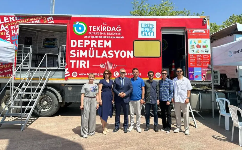 BAŞKAN DURSUN MİRZA, DEPREM SİMÜLASYON TIRI