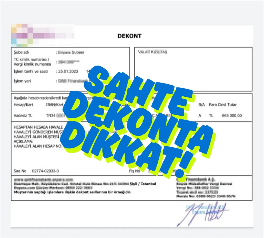 Bandırmalı yazar Sefer Levent uyardı “Sahte dekontla avlıyorlar”