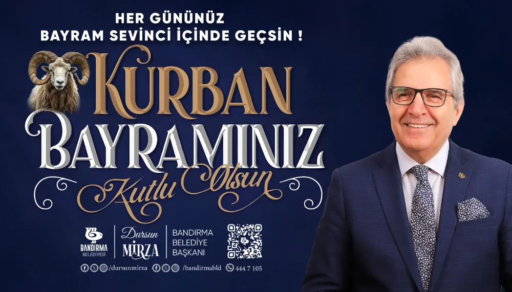Başkan Dursun Mirza, Bayram mesajı yayınladı.