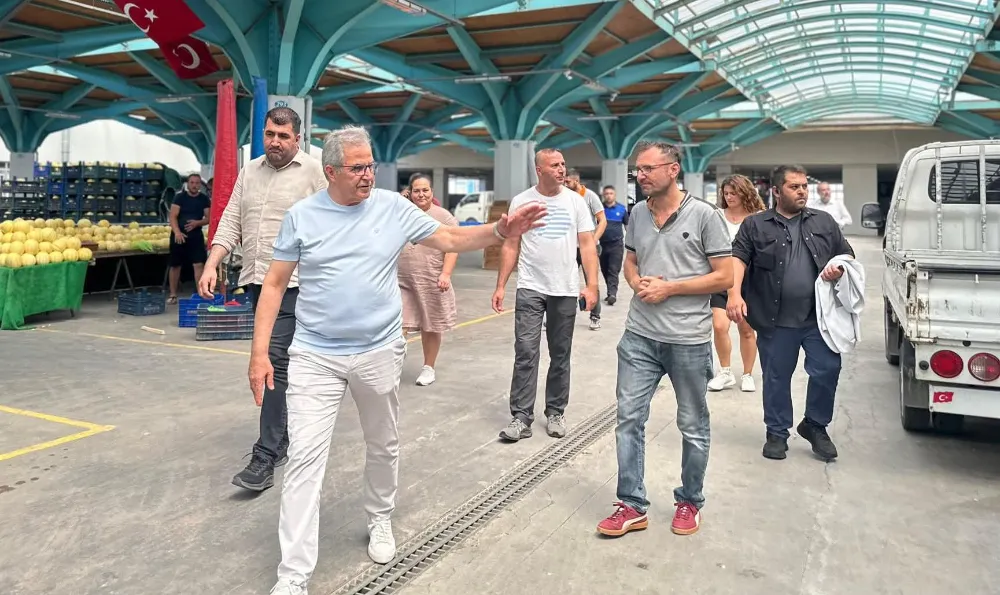 BAŞKAN MİRZA, İMALATHANE VE KAPALI PAZAR YERİ’NDE İNCELEMELERDE BULUNDU
