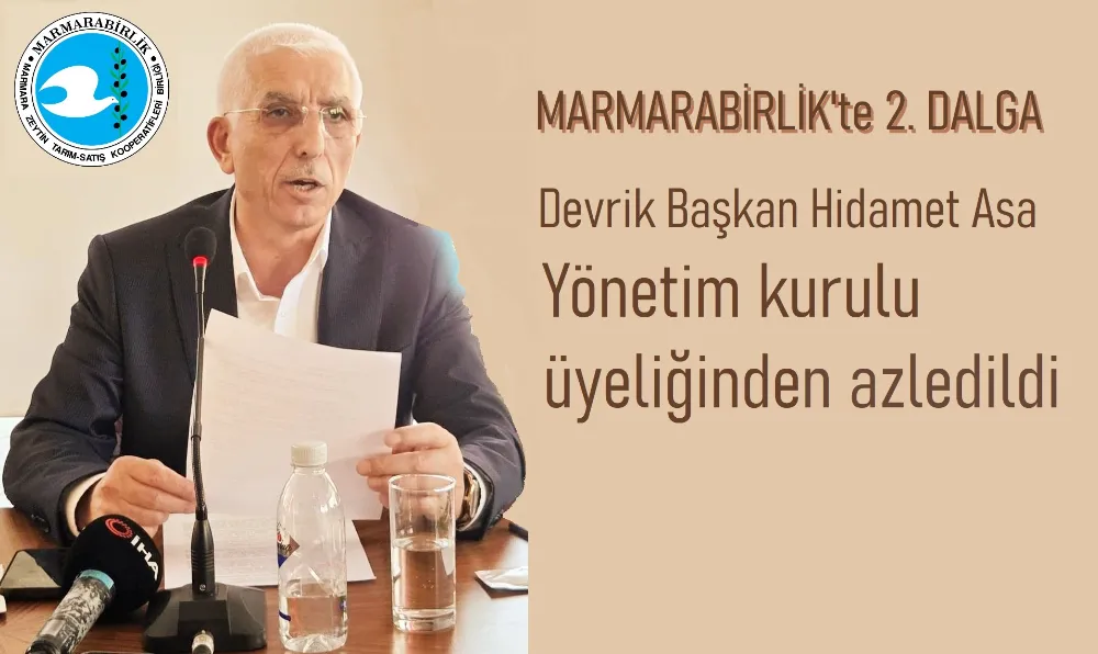 MARMARABİRLİKTE TAŞLAR YERİNE OTURDU
