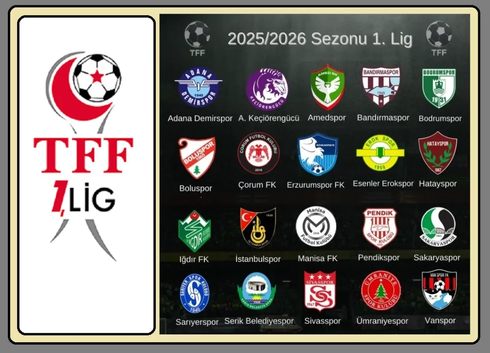 1.Lig fikstürü Pazartesi çekilecek