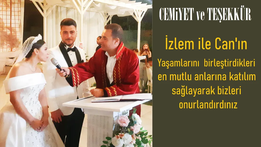 DAVET ve TEŞEKKÜR