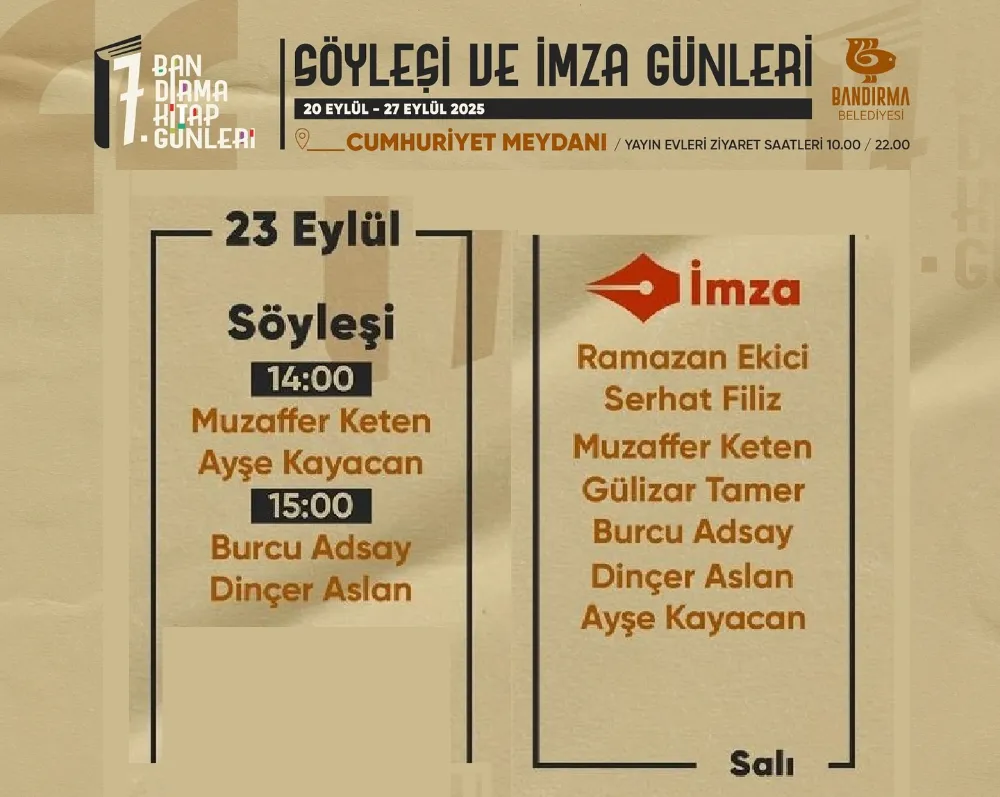 Kitap günlerinde edebiyat söyleşisi