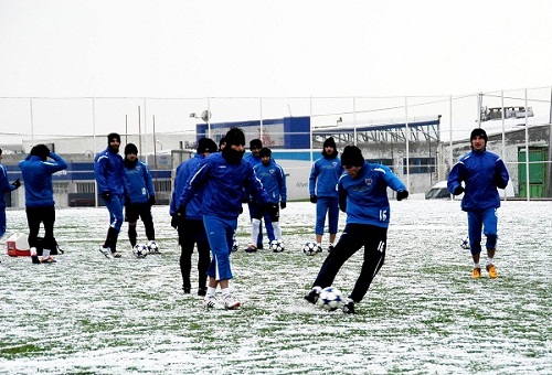 Bandırmaspor, karda çalıştı