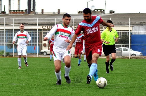 Avşaspor-Gündoğan Çeltikspor derbisi Avşa`nın 2-1