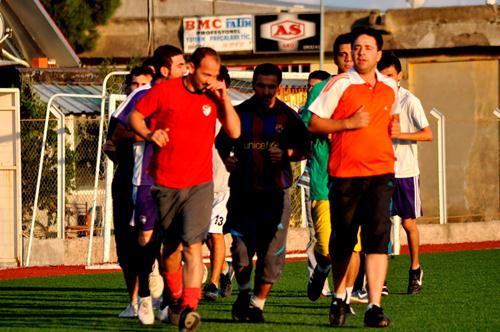 Bandırmalı hakemler sahaya indi